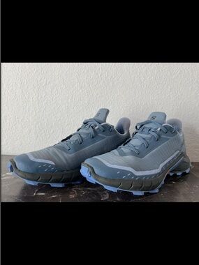 Salomon Alphacross 5 Trail Running Shoes Blue Gray